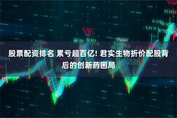 股票配资排名 累亏超百亿! 君实生物折价配股背后的创新药困局